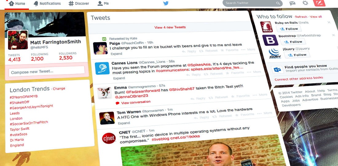 Matt Farrington Smith talks about Twitter favorites experiment
