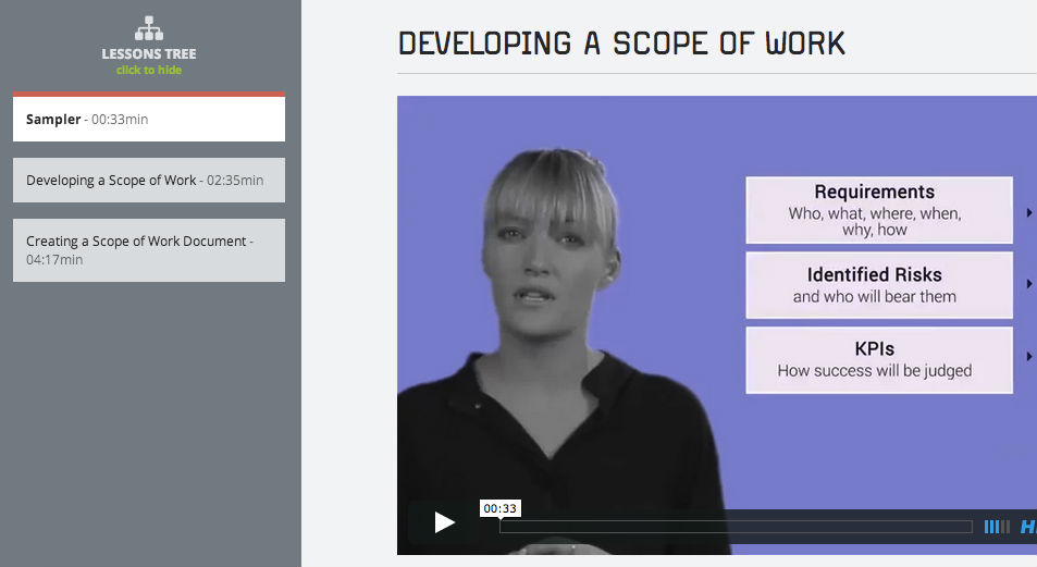 Training videos on Procurious