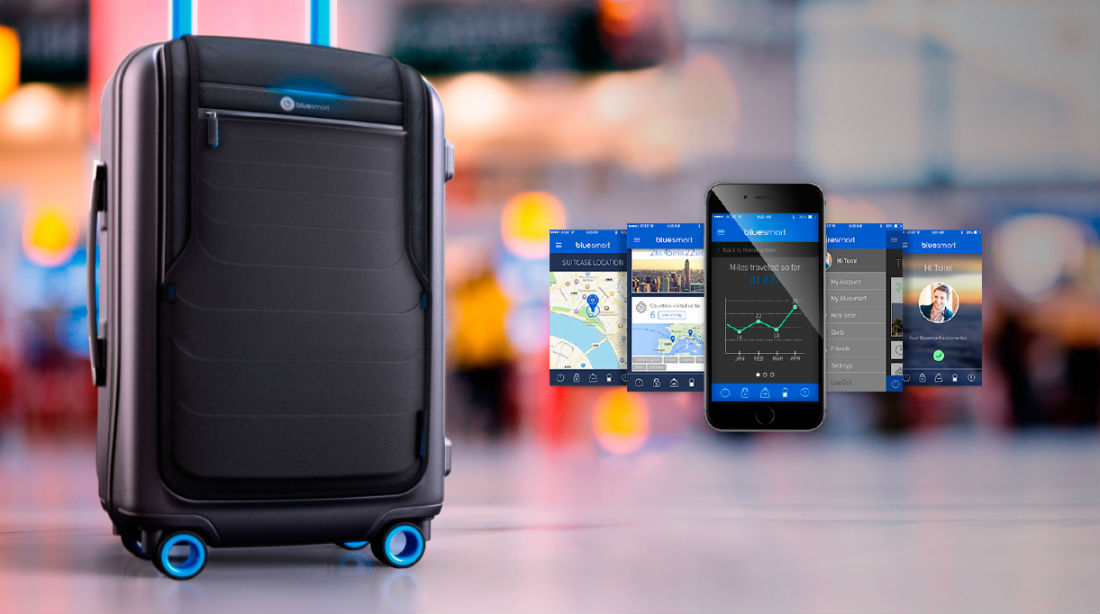 Bluesmart connected suitcase